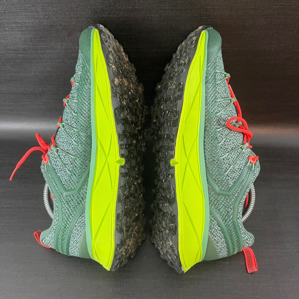 Salewa Dropline Trail Running Shoes Womens 8 Green Neon Hiking Running Sneakers - Picture 8 of 9
